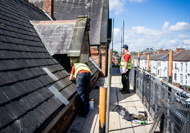 Guaranteed repairs to your slate roof in London