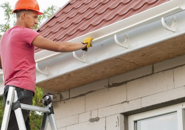 installing a guttering system in London